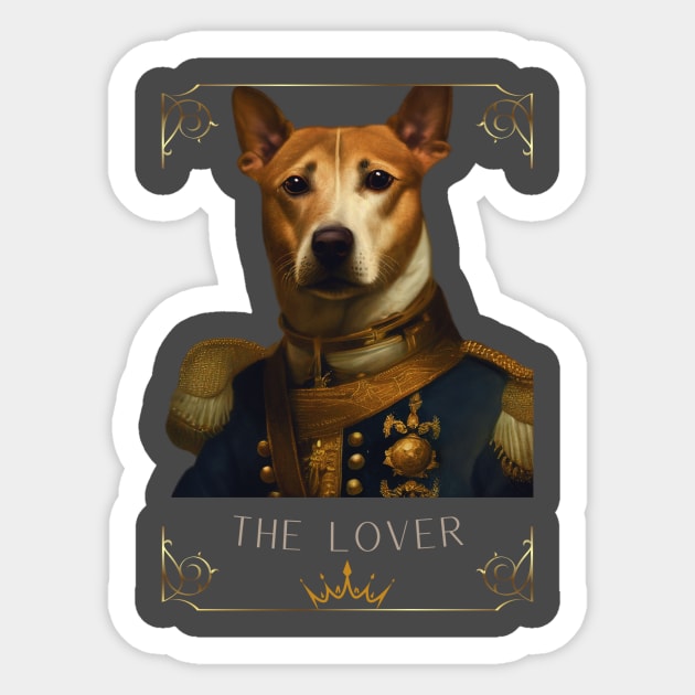 THE LOVER DOG Sticker by INNOVA CREATIONS